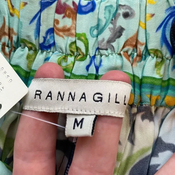 Ranna Gill Satin Pants NWT - Picture 5 of 8